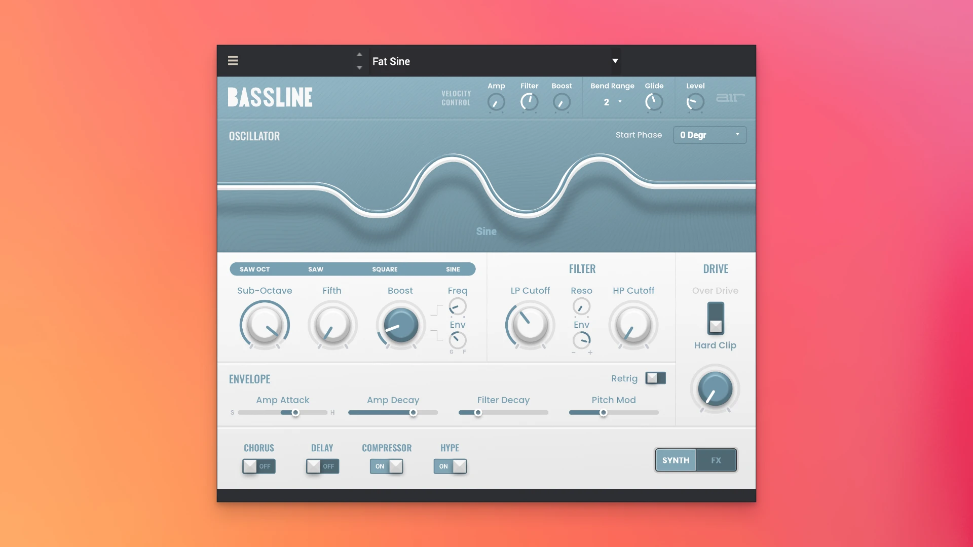 AIR Music Technology Bassline screenshot 1